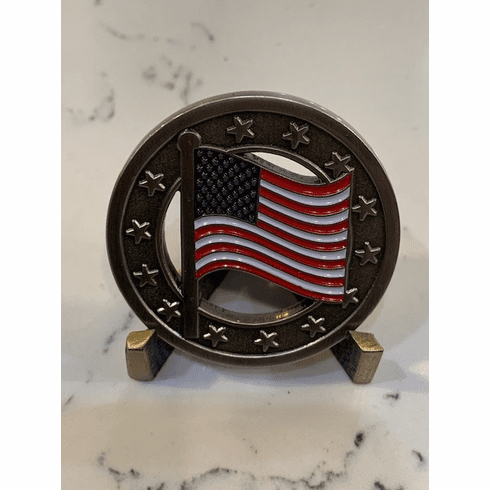 ARMY SEAL FLAG CUT OUT COIN