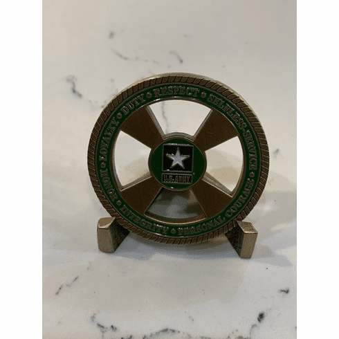 Army Value Cut Out Coin