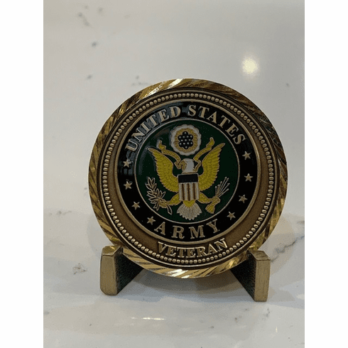 Army Veteran Coin - Service to a Grateful Nation