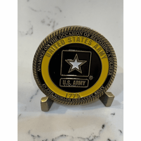 Becoming A Soldier Challenge Coin