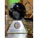 Black Globe with Crystal Base