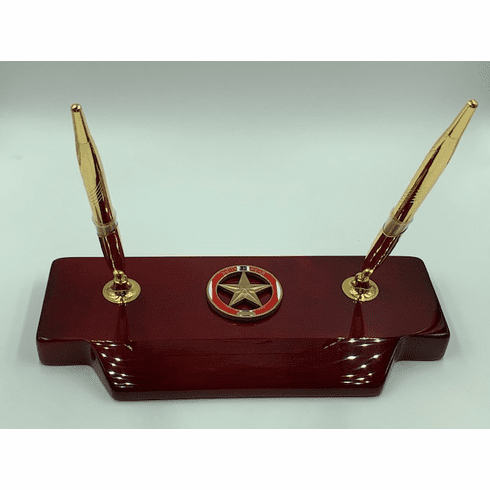Bronze Star Coin Pen Set