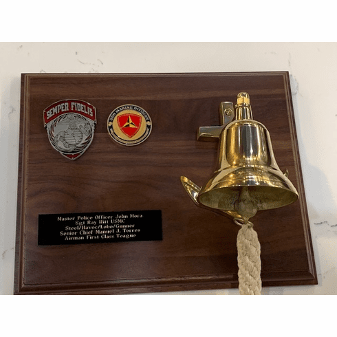 Coin Plaque with Engraving