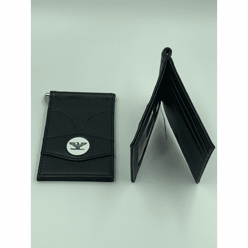 Colonel/Captain Leather Wallet with Money Clip