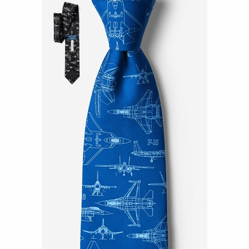 COOL YOUR JETS SILK TIE
