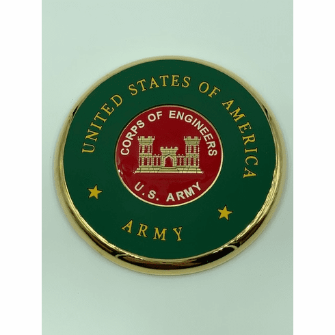 Corps of Engineers Coin Coaster