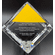 CRYSTAL CUBE WITH LOGO