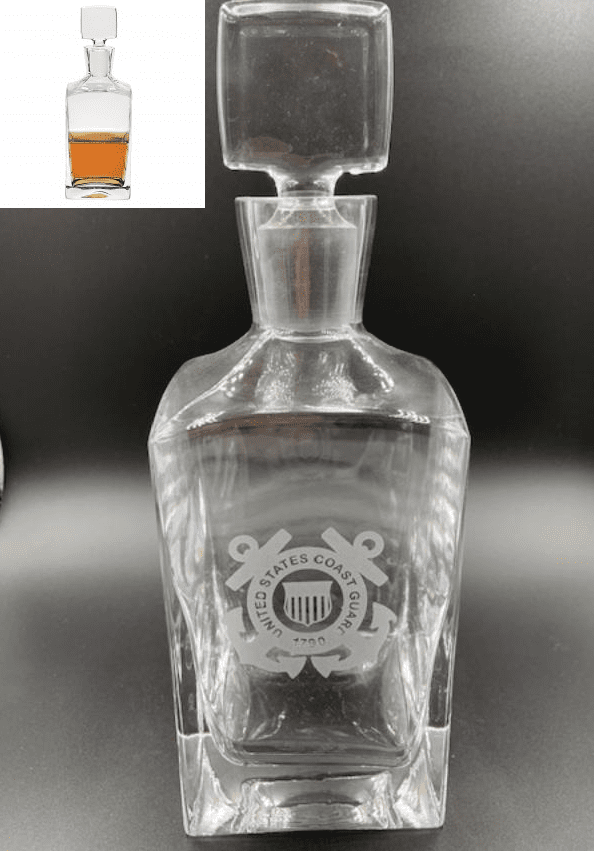 Crystal Decanter with Custom Logo