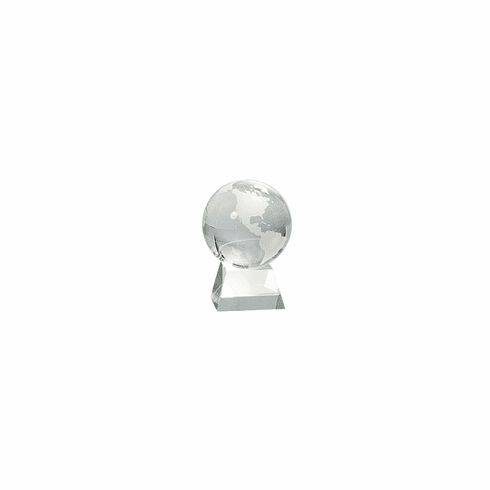 Crystal Globe on Clear Base
