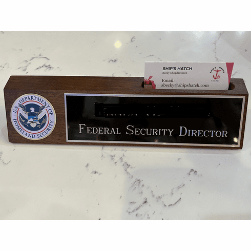 Custom Logo Desk Name Plate