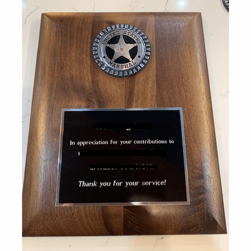 Custom Logo Plaque with Engraving
