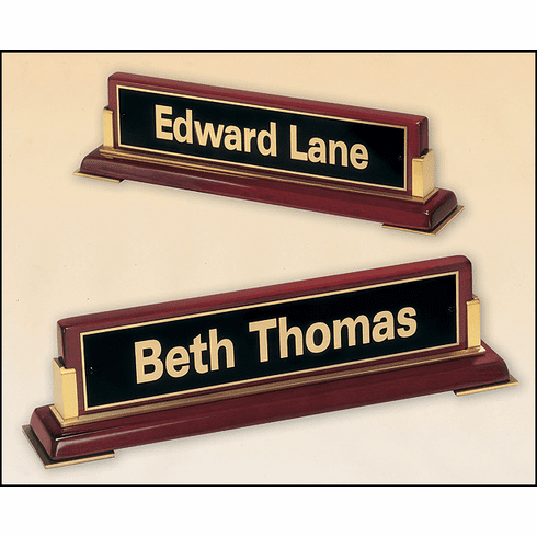Desk Name Plate with Engraving