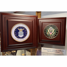 Desktop Box with Service Emblems