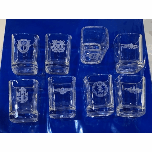 Etched Shot Glass
