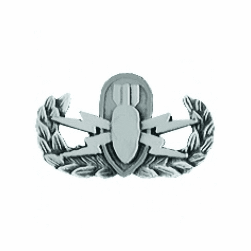 Explosive Ordnance Disposal (EOD) Basic Pin - ANTIQUE SILVER
