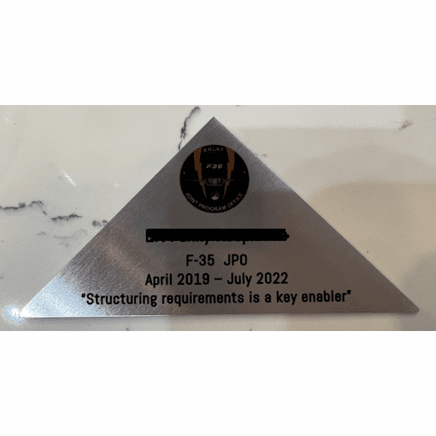 F-35 Plane Base Plate