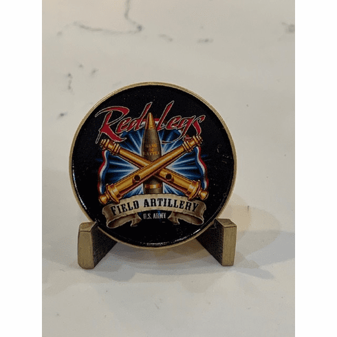 Field Artillery - Red Legs Coin