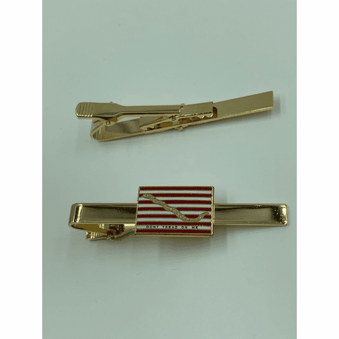 First Navy Jack Don't Tread On Me Tie Bar