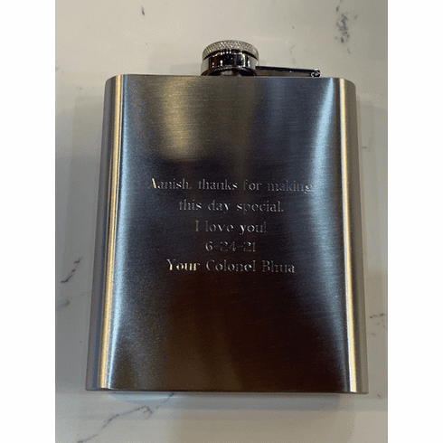 Flask Engraving 