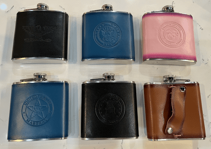 GENUINE LEATHER FLASKS