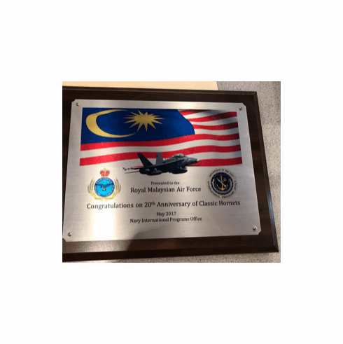 Full Color Custom Plaque 8x10