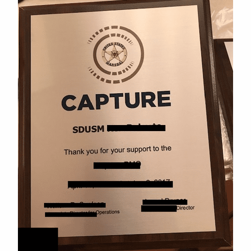 Full Color Plaque 8"x10"