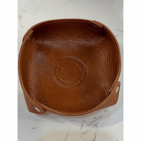 GENUINE LEATHER DESK TRAYS Bourbon Color