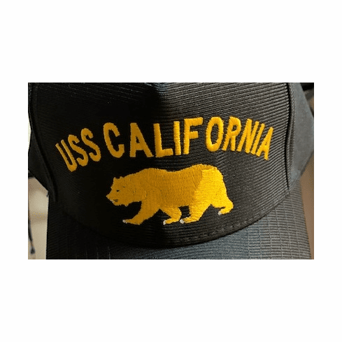 Get your ship hat - For example USS California