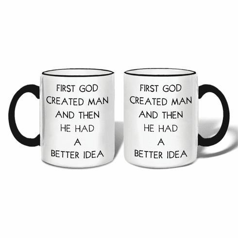 God Created Mug with Gift Box
