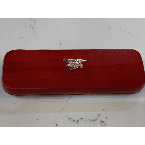 Gold Navy Seal Pen Box
