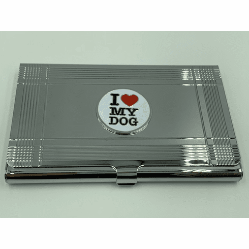 I Love My Dog Card Case