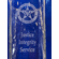 Justice, Integrity, Service Bar Glass with USMS Badge