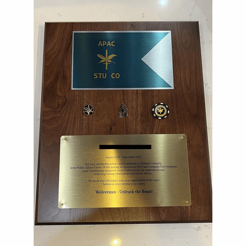 Large Guidon Plaque