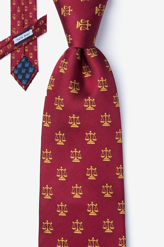LAWYER SILK TIE