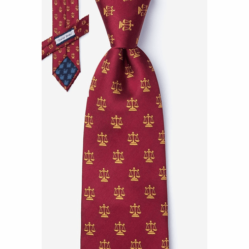LAWYER SILK TIE
