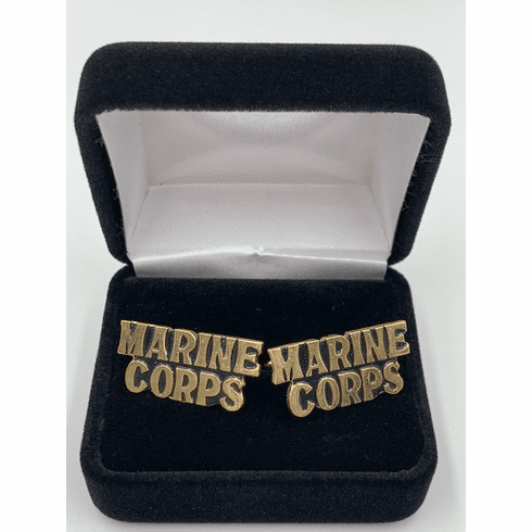 Marine Corps Script Cufflnk