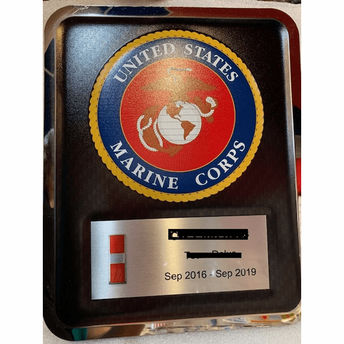 Marine Hero Plaque