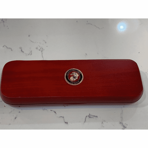 MARINE VETERAN PEN BOX