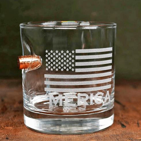 Merica Rocks Glass 11oz
