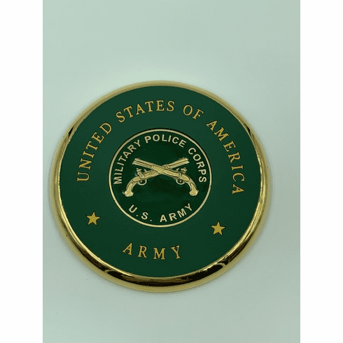 Military Police Coin Coaster