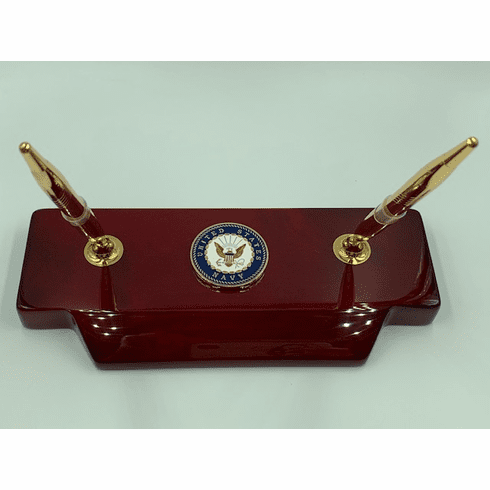 Navy Coin Pen Set
