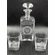 Navy Decanter with 2 CPO Glasses