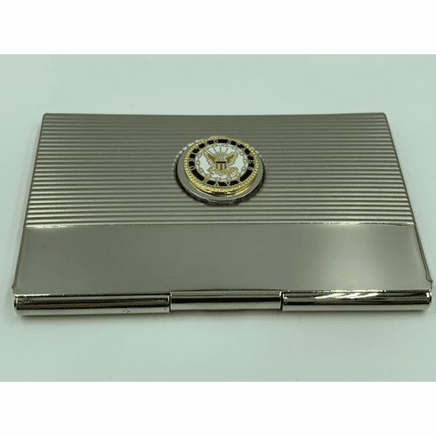 Navy Emblem Card Case