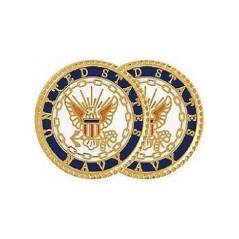 Navy Insignia Cuff Links