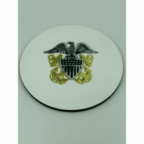 Navy Officer Crest Coaster