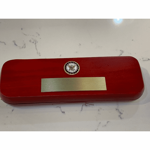 Navy Pen Box