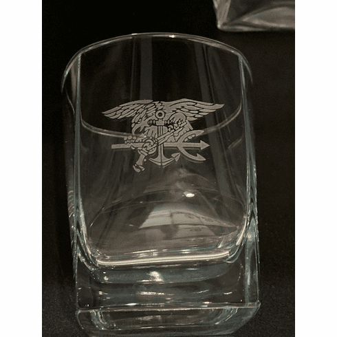 Navy Seal Rock Glass