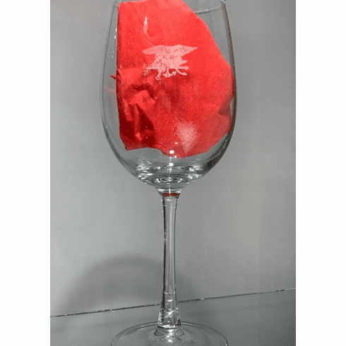 Navy Seal Wineglass