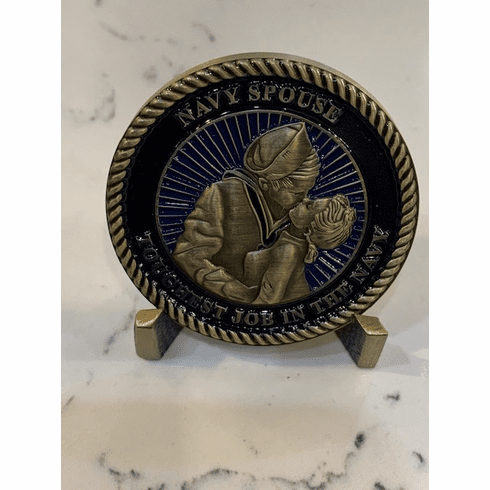 Navy Spouse Challenge Coin