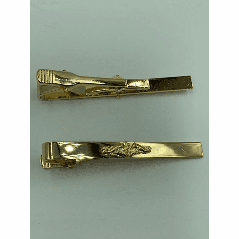 Navy Submarine Dolphins Tie Bar GOLD